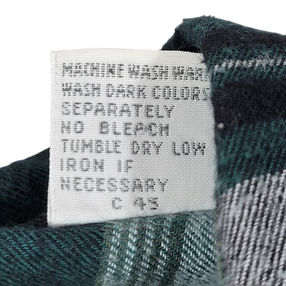 Vintage First Issue Green Long Sleeve Flannel‎ L - Picture 6 of 6